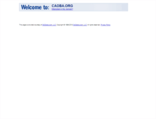 Tablet Screenshot of caoba.org